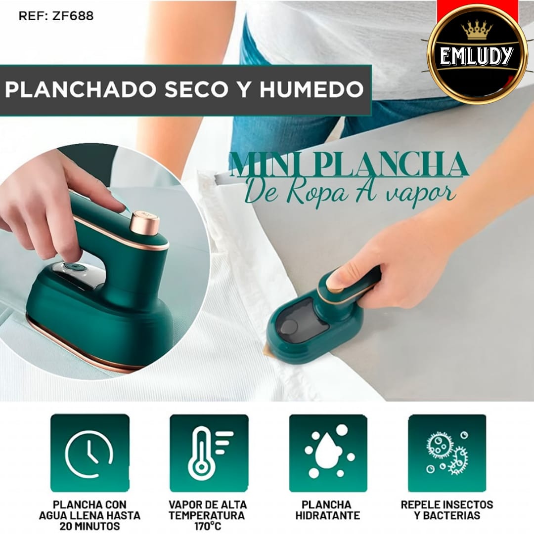 Mini Plancha a Vapor Eléctrica
