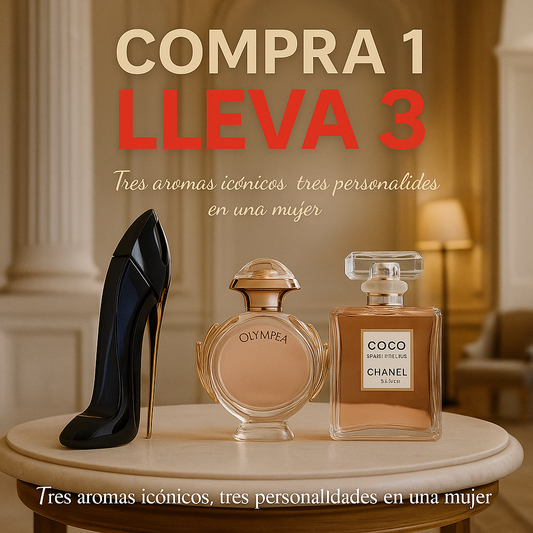 PERFUME 3X1 FEME GOOD, COCO, OLYM