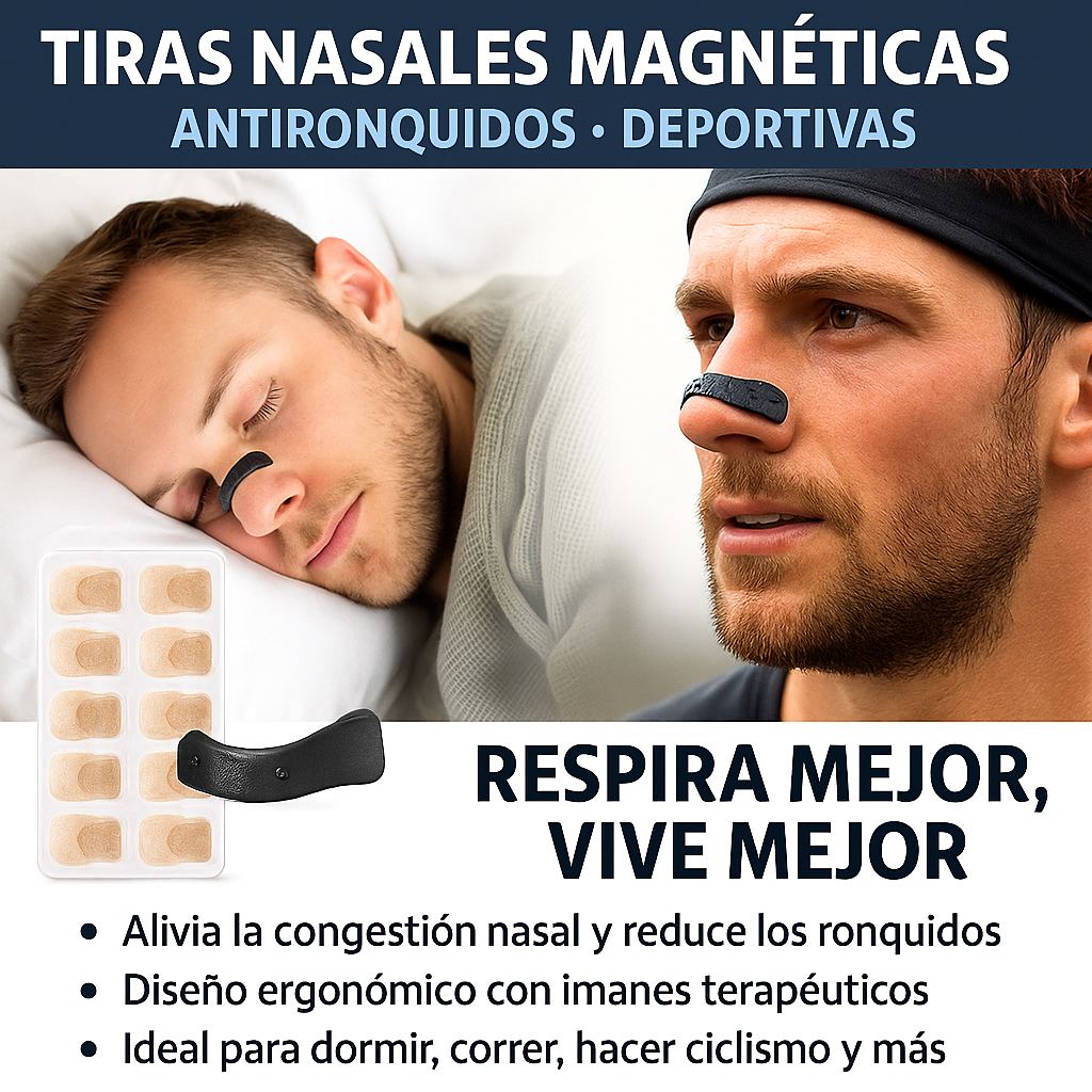 TIRAS NASALES MAGNETICAS